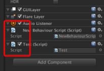Unity3D研究院之为什么Inspector视图中脚本前面的勾选框没了